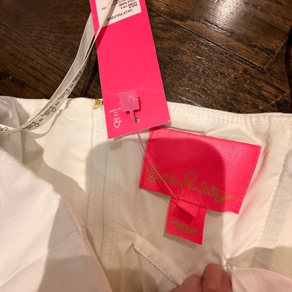Lilly Pulitzer Strapless White Dress - Picture 2 of 3